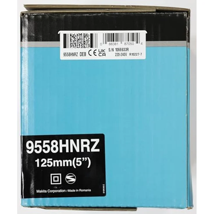 Makita 9558HNRZ, 125 mm Winkelschleifer mit 840 W Leistung, Wiederanlaufschutz und Labyrinthabdichtung – Bild 6