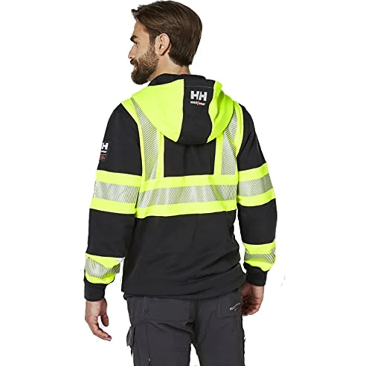 Helly Hansen Workwear ICU Arbeitsjacke mit reflektierenden Elementen, schwarz, Größe 3XL – Bild 4