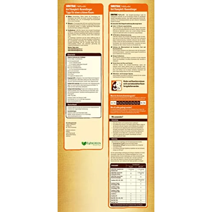 SUBSTRAL NATUREN 6 in 1 Komplett-Rasend&uumlnger 20 kg – Bild 2