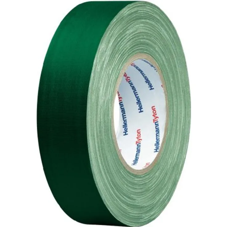 HellermannTyton HTAPE-TEX-GN-19X10 712-00203 Gewebeklebeband HelaTape Tex Grün (L x B) 10m x 19mm 1St.