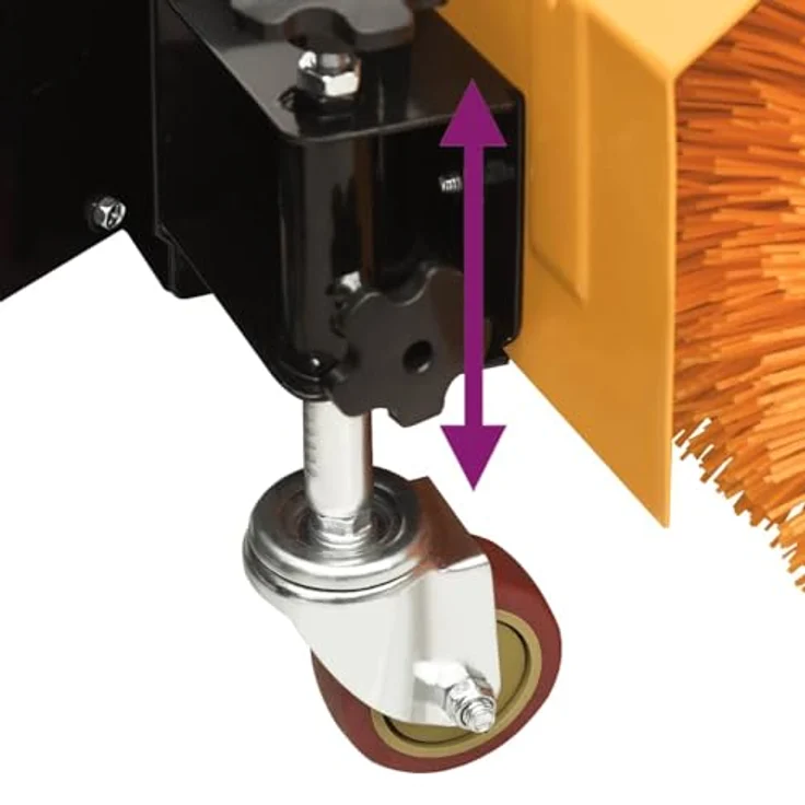 vidaXL 4-in-1 Schneefräse und Kehrmaschine Set, benzinbetrieben mit 6,5 PS, 5 Vorwärtsgängen, 2-stufige Schneefräse, einfache Handhabung – Bild 3