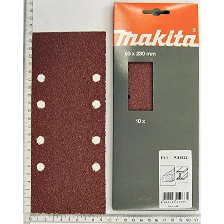 Makita P-31837 Schleifpap. 93x230mm K40 – Bild 3