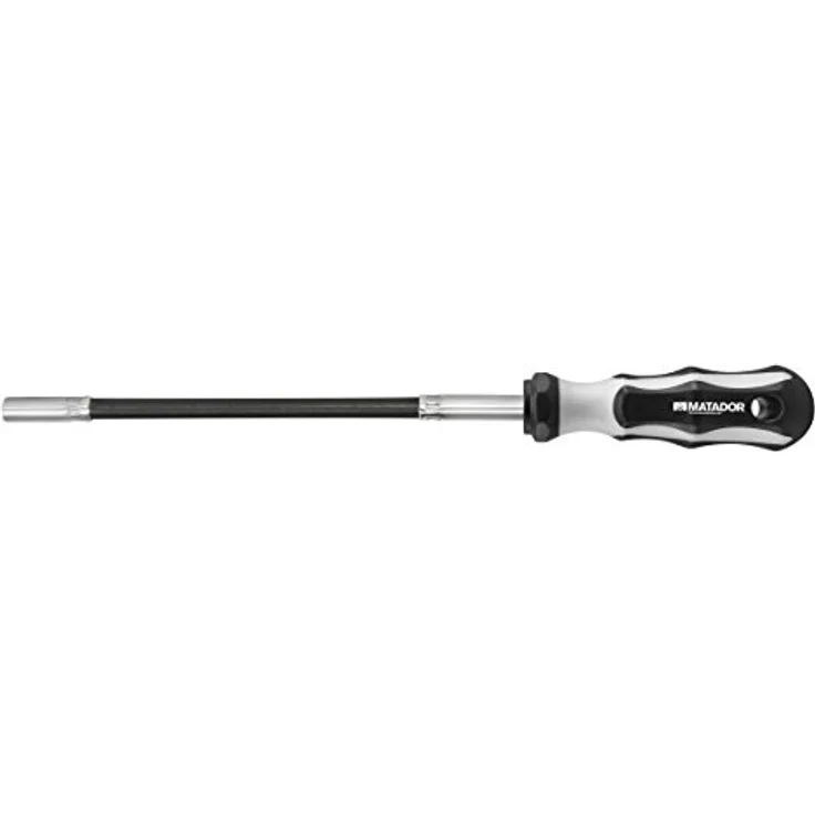 Matador Schraubwerkzeuge Steckschlüssel-Schraubendreher 7mm, flexibler Sechskant-Steckschlüssel mit ergonomischem 2-Komponentengriff – Bild 2