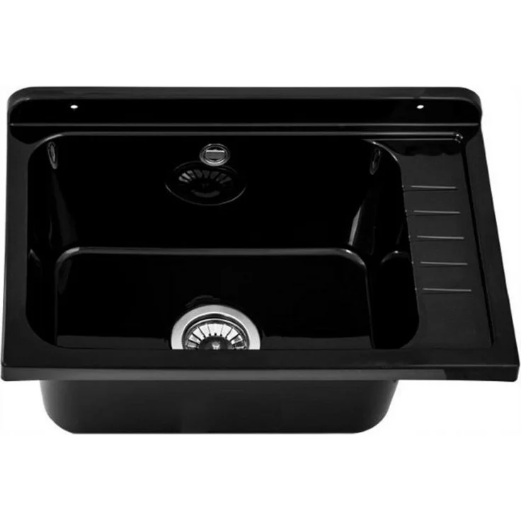 QLS Küchenspüle SELVA, Kunststoff-Spülbecken, 58x38 cm, Polypropylen, ideal für Garten, Garage, Werkstatt - Preisvergleich – Bild 1