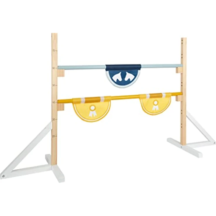 Small Foot Hindernis für Kinder 12398, modulares Outdoor-Spielzeug mit anpassbarer Hürdenhöhe von 20 bis 70 cm – Bild 1
