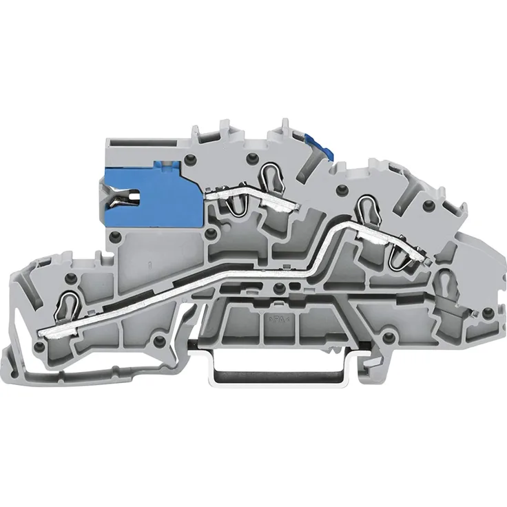 Wago Installationsetagenklemme NT/L/PE, mit N-Trennschlitten, 4 mm²