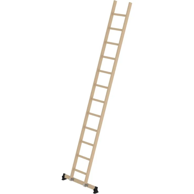 Munk Anlegeleiter 33117, 12 Sprossen, natur, Höhe 360,0 cm