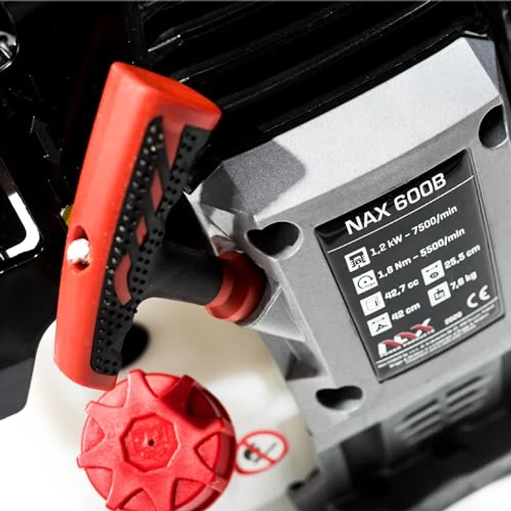 NAX POWER PRODUCTS 600B Motor 42,7 cm3 1,2kW Briggs & Stratton Lizenzware Benzin-Sense Freischneider Rasentrimmer, Schwarz – Bild 12