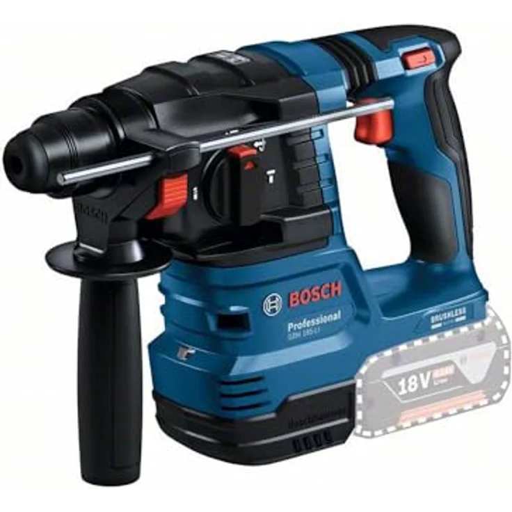Bosch Combo Kit GWS 18V-7 & GBH 18V-22, Akku-Winkelschleifer und Akku-Bohrhammer mit 2x 4,0 Ah Akku, Ladgerät und Tasche – Bild 4