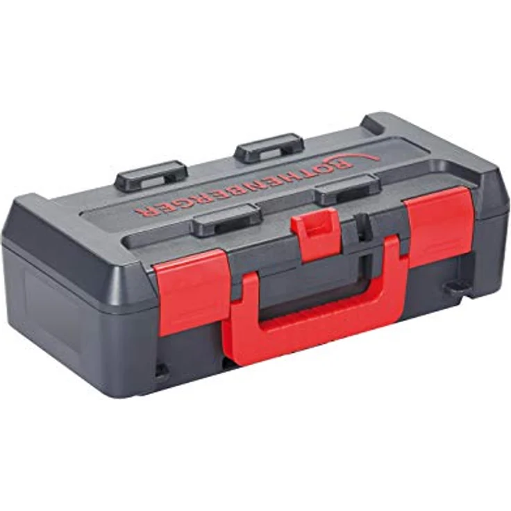 Rothenberger ROCASE 4212, Werkzeugtruhe in Anthrazit mit Clip für Bedienungsanleitung, Volumen 9.780 l – Bild 1