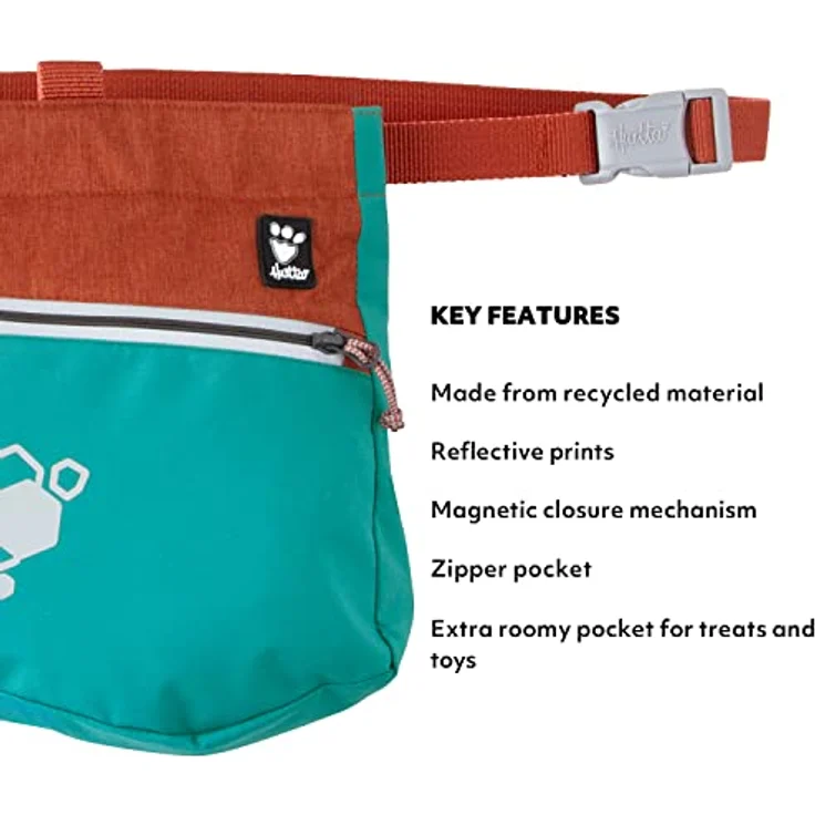 Hurtta Snack-Tasche Treat Pocket Eco, Ozeangrün, Hundezubehör – Bild 3