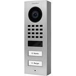 DoorBird IP Video Türstation D1102V Aufputz, Edelstahl V2A, gebürstet, 2 Ruftasten, inkl. Aufputzgehäuse
