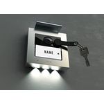 m-e VS-21 S Vistasmart iP Video-Türsprechstation aus silber beschichtetem Aluminium | Türklingel mit Kamera und RFID | Klingel mit Kamera, WLAN/LAN | Video Türklingel Eingangsüberwachung IP44