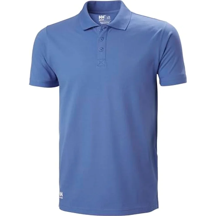 Helly Hansen Classic Polo, Herren-Poloshirt aus 100 % BAUMWOLLE, Kurzarm, blau – Bild 1