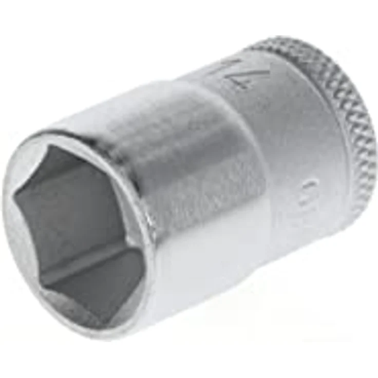 ELC Bit- und Steckschlüsselset 3/8" Steckschlüsseleinsatz 14mm, matt verchromt, Chrom-Vanadium-Stahl, DIN 3124, ISO 2725-1 – Bild 1