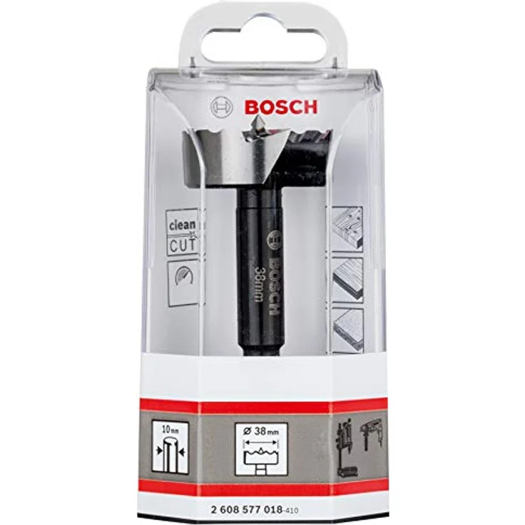 Bosch Accessories 2608577018 Forstnerbohrer 38 mm, Präzisionsbohrer für Holz mit optimaler Schnittleistung und 3-seitigem Schaft – Bild 3
