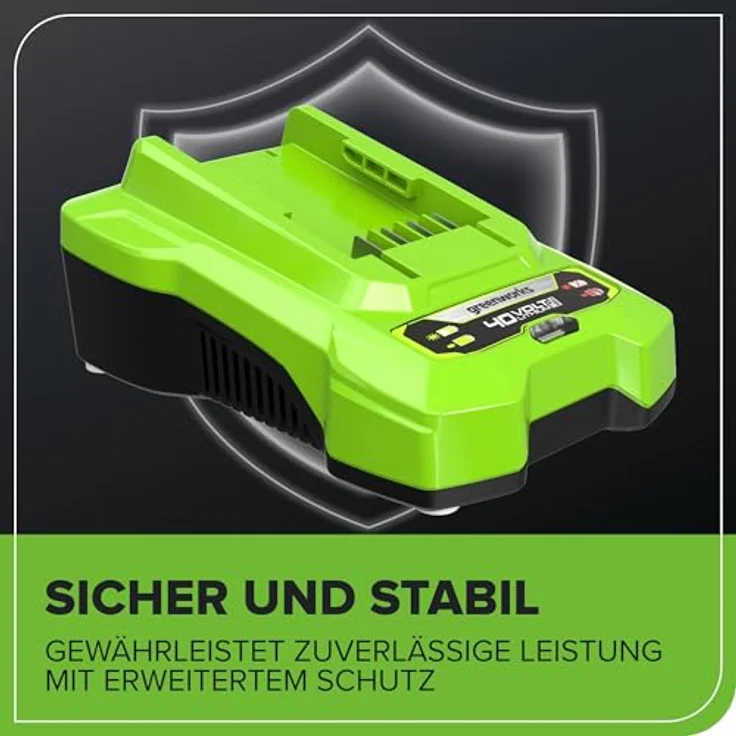 Greenworks Ladegerät mit VDE 40 V 2 A – Bild 10