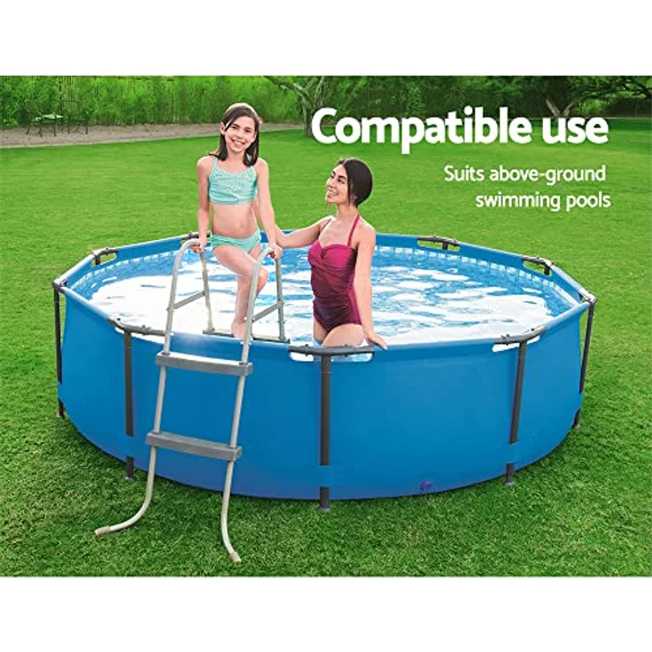 Bestway Poolleiter Gartenpool-Einstieg Schwimmbecken Sicherheitsleiter Treppe – Bild 4