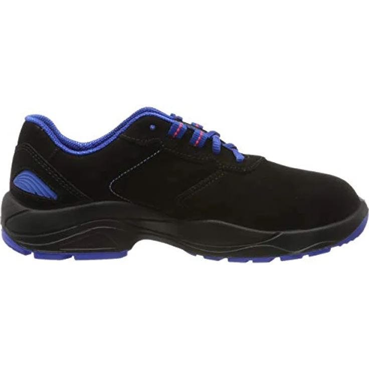 Atlas TX 42, ESD-Sicherheits-Halbschuh S2, Weite 10, Gr. 44, Soft-Nubukleder schwarz/blau, 3D-Dämpfungssystem – Bild 6