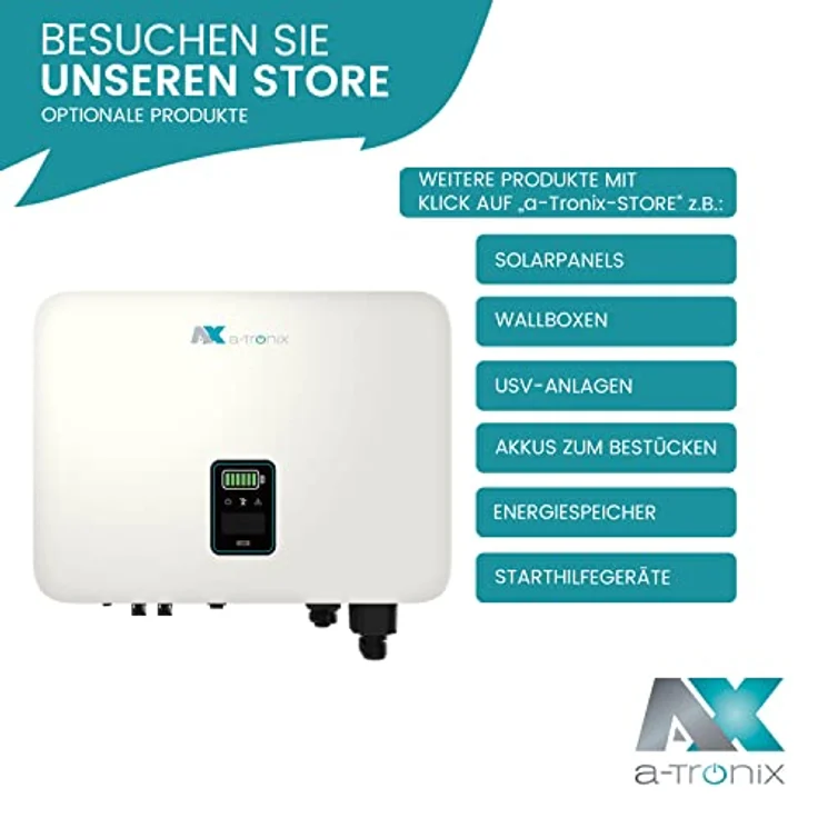 a-TroniX Hybridpower 10kW 3ph, Transformatorloser Hybrid Wechselrichter mit 98,2% Wirkungsgrad und Notstromfähigkeit – Bild 7