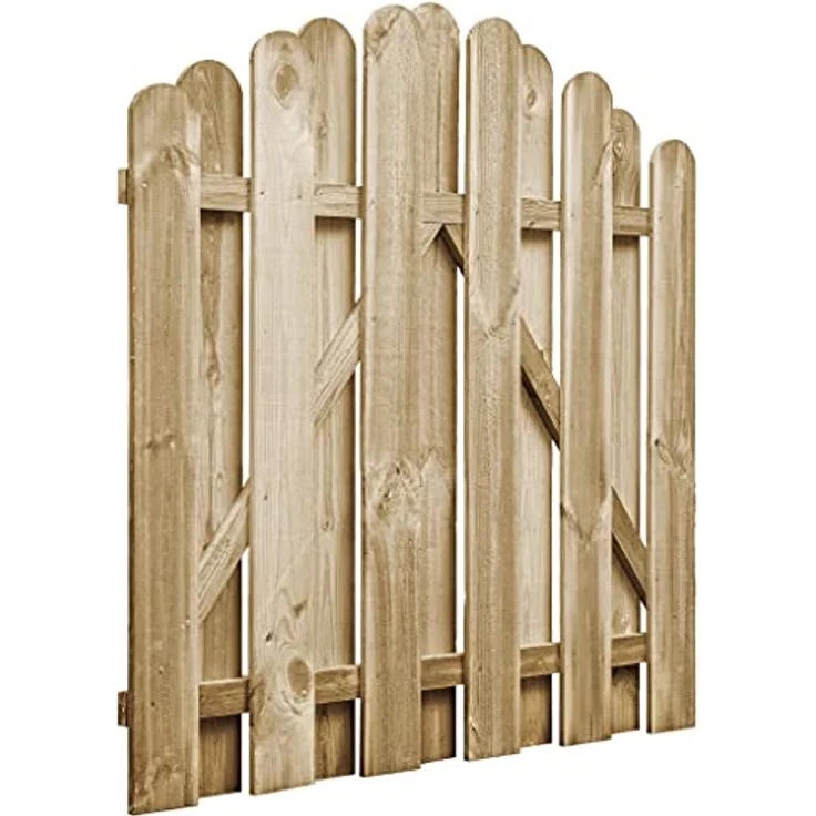 vidaXL Gartentor Imprägniertes Kiefernholz 100 x 100 cm – Bild 5