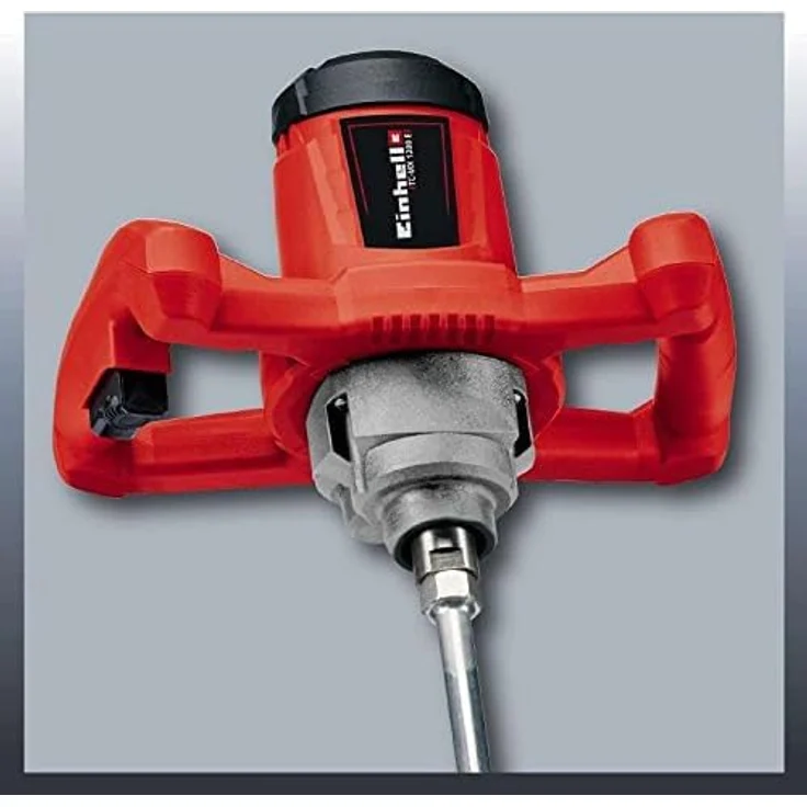 Einhell Farb-Mörtelrührer TC-MX 1200 E (1.200 W, 680 min-1, Drehzahl-Elektronik, ergonomische Handgriffe, M14-Gewinde, inkl. Rührer für Mörtel Ø 100 mm) – Bild 4