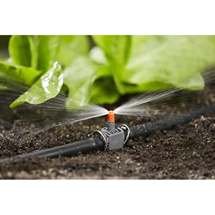 GARDENA Micro-Drip-System Streifendüse: Sprühdüse zur Bewässerung länglicher, schmaler Streifen, max. Sprengbreite 0.6 m, Reichweite 5.5 m (1370-20) – Bild 4