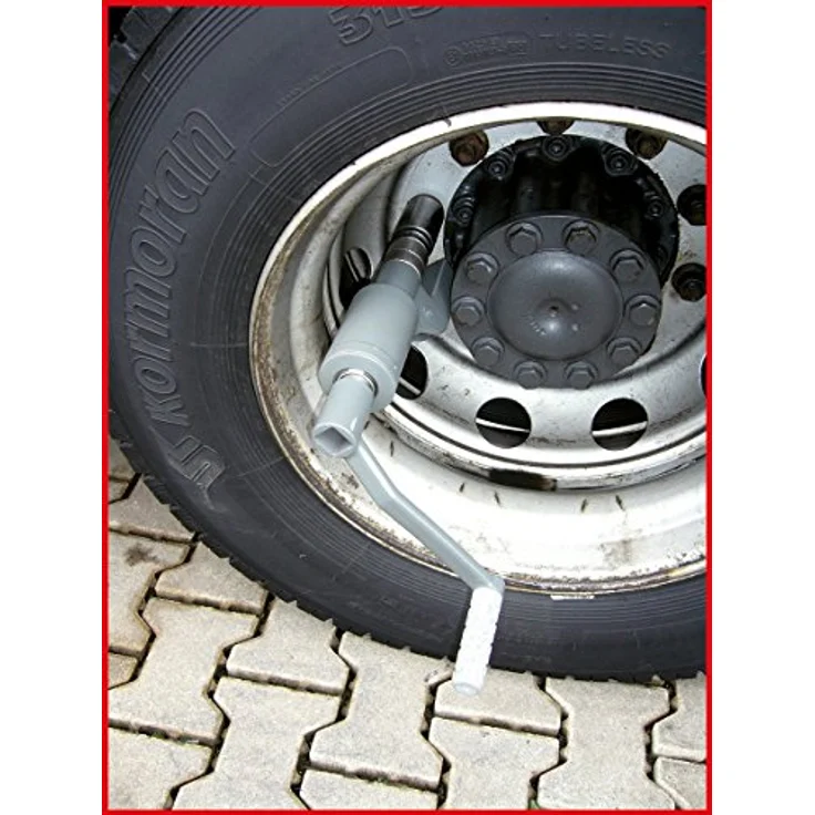 KS Tools 516.1155, Drehmomentschlüssel mit max. 4000 Nm, 1" Vierkantantrieb, inklusive Kunststoffkoffer und Abstützvorrichtung – Bild 6