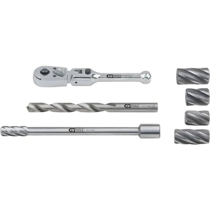 KS Tools 150.2480 ABS-Sensoren-Reibahlen-Satz, 7-teilig, für präzise Sensorarbeiten – Bild 1
