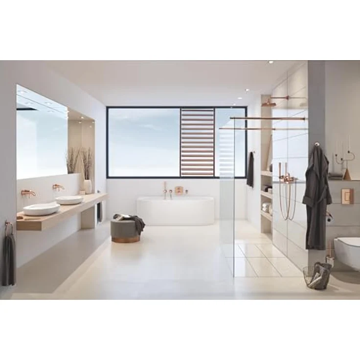 Grohe Brausegarnitur GROHE Silverflex Brauseschlauch TwistStop 1750mm warm sunset, 28388DA1 – Bild 2