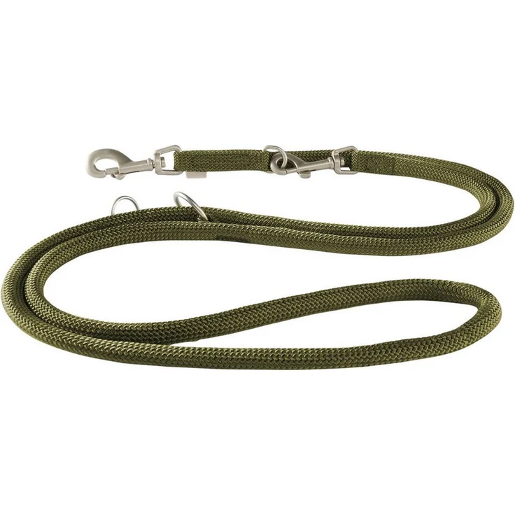 Wolters Hundeleine Führleine K2, extra-lang, dreifach verstellbar, sepia rosa, 100% Nylon, waschbar – Bild 1