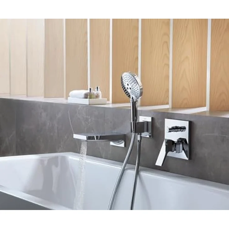 hansgrohe Wannenarmatur Metropol, Unterputz Einhebel-Wannenmischer mit Umsteller, Brushed Bronze, Durchflussmenge 21/28 l/min – Bild 5