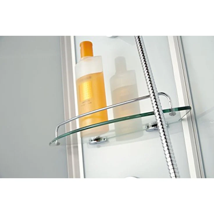 Schulte ExpressPlus Komplettduschkabine Ibiza, 160x90x204cm, Funktionsteil rechts, Rückwände Light-Grün, inklusive Duschstangengarnitur mit Einhebelmischer – Bild 7