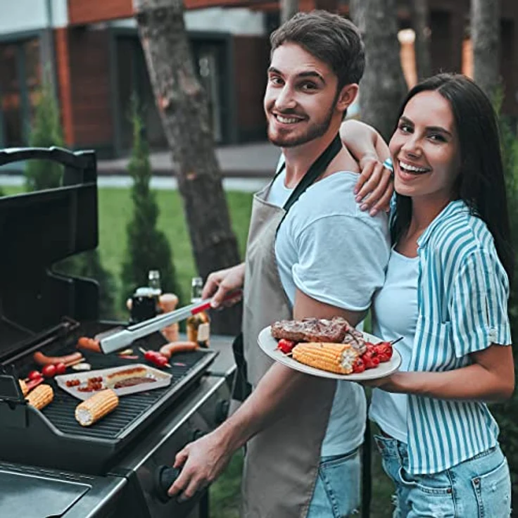 relaxdays Grillschale Alu im 25er Set, Aluminium, Hitzebeständig bis 260 °C, für Grill und Ofen geeignet – Bild 3