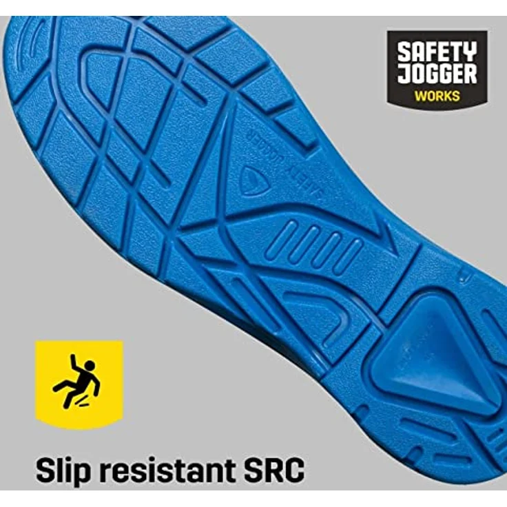 Safety Jogger SafetyJogger Flow Mid S1P Arbeitsschuh, Schwarz – Bild 5
