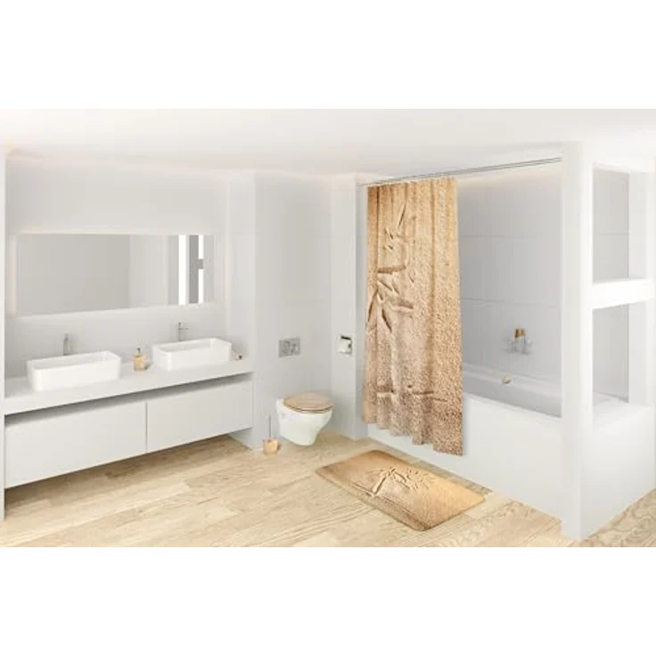 Sanilo WC Sitz Sunshine, Toilettendeckel aus Holz mit Absenkautomatik, antibakterieller Oberfläche, stabil und pflegeleicht – Bild 8