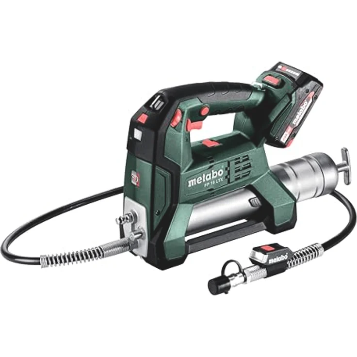 Metabo FP 18 LTX Akku Fettpresse 18 V 690 bar Brushless ( 600789500 ) + 2x Akku 2,0 Ah + Ladegerät + metaBOX – Bild 2