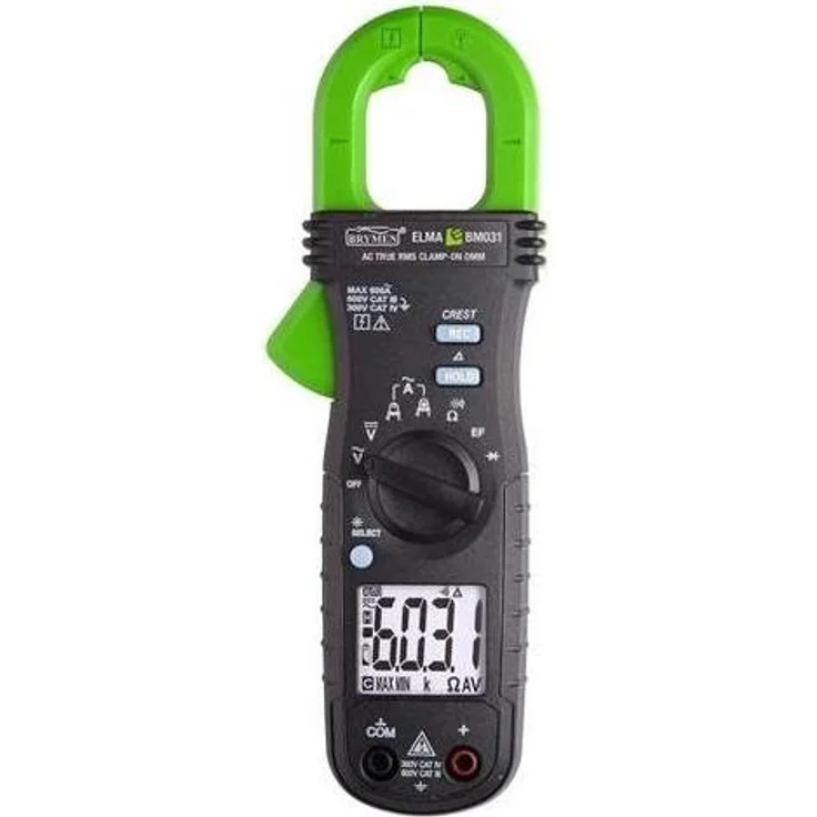 Elma Instruments BM031, Echt-Effektivwert-Tangamperemeter AC, 0-600A AC