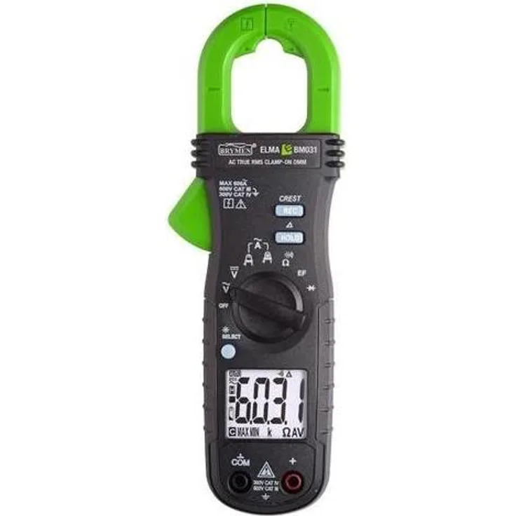 Elma Instruments BM031, Echt-Effektivwert-Tangamperemeter AC, 0-600A AC