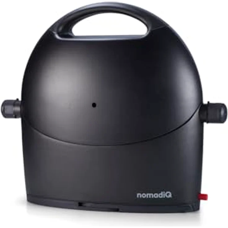 NOMADIQ Tragbarer BBQ Tischgrill, Compact mit 2 Brennern, leicht und portable Gasgrill für Camping und Balkon, 40x36x16 cm – Bild 3