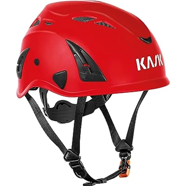 Kask Superplasma AQ EN 397 Sturzhelm, rot, mit Polypropylen Außenschale, HD expandiertem Polystyrol Innenschale, 390 g, EN 397 zertifiziert – Bild 1