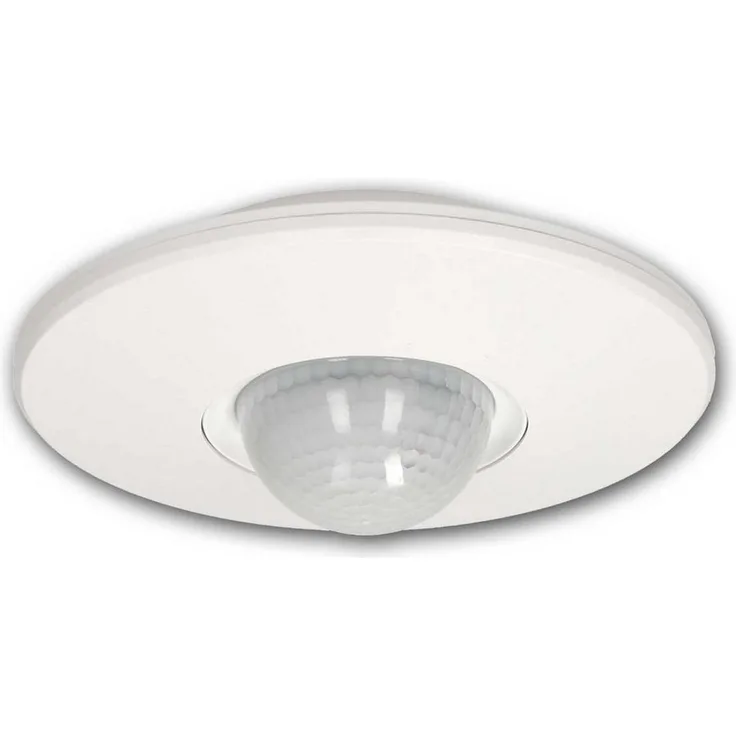 world-trading-net Decken-Bewegungsmelder, 3x PIR Sensor, 360° Erfassungsbereich, LED-geeignet, weiß, max. 16m Reichweite
