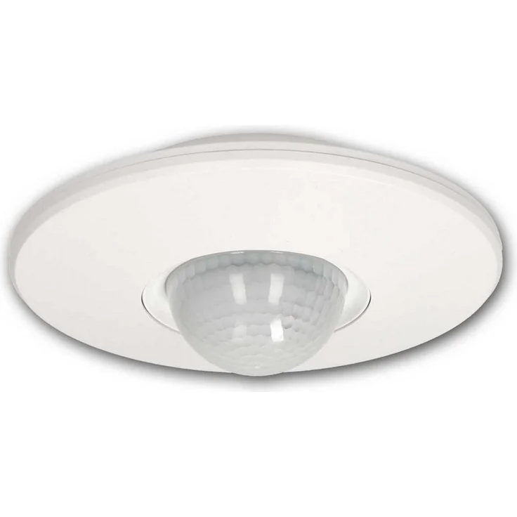 world-trading-net Decken-Bewegungsmelder, 3x PIR Sensor, 360° Erfassungsbereich, LED-geeignet, weiß, max. 16m Reichweite