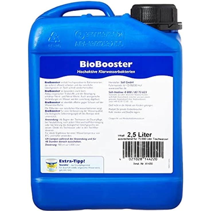 Söll Bakterien Filterstarter 2,5 Liter BioBooster für Teiche – Bild 3