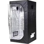 U.Uberlux Gewächshaus Grow Zelt, Growbox, Gewächszelt, Gewächshaus Indoor 60x60x140cm, innovatives Design in hochwertiger Qualität - U.Uberlux