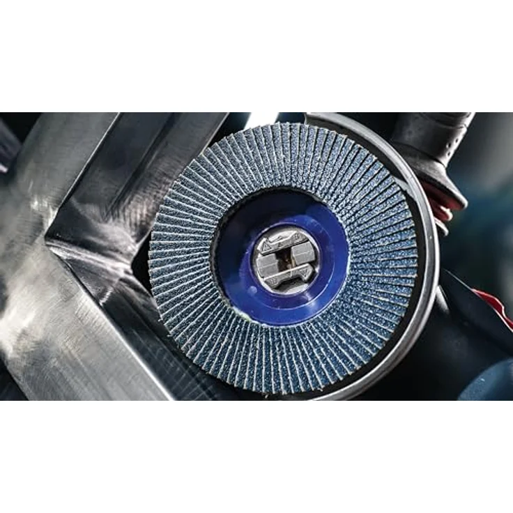 Bosch Professional gerade Fächerschleifscheibe Best (für Metall, X-LOCK, X571, Ø125 mm, Körnung K60, BohrungsØ 22,23mm) - Preisvergleich – Bild 5