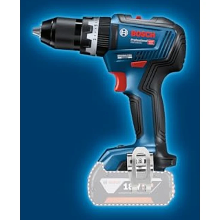 Bosch Professional 18V System Akku Schlagbohrschrauber GSB 18V-55 (2x 2,0 Ah Akku,35tlg. Impact Zubehör Set,in L-Case) – Bild 2