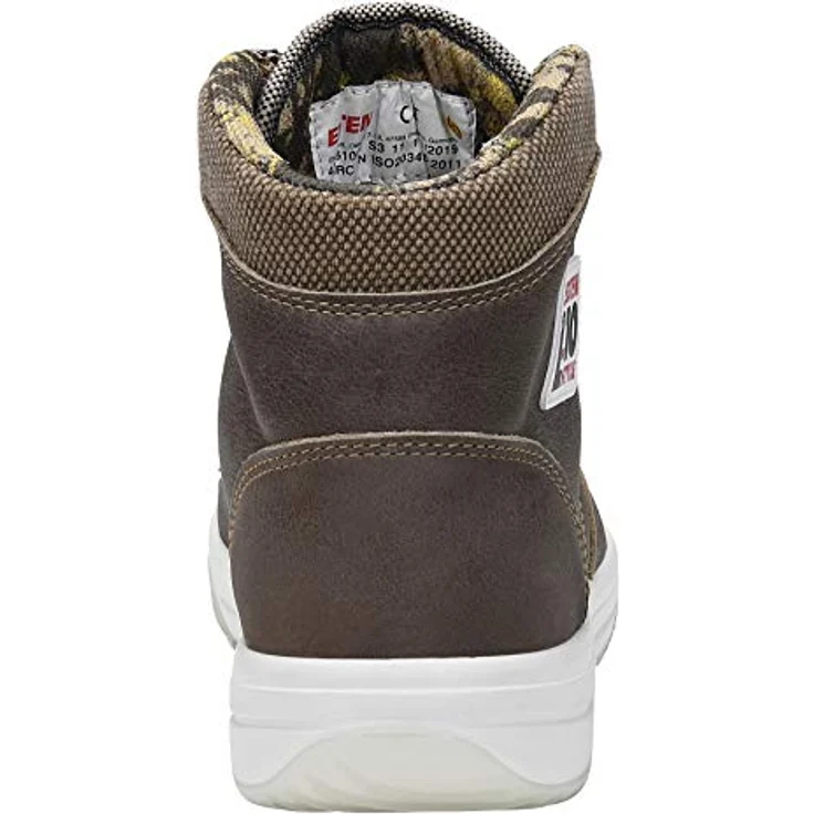 Elten EMOTION ESD S3 Sicherheitsschuhe, Sicherheitsschnürstiefel aus wasserabweisendem Nubukleder im Vintage-Design, Größe 43, mit integrierter Stahlkappe und SRC-zertifizierter Sohle – Bild 3