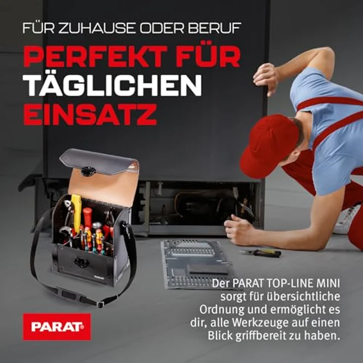 PARAT 30000581 Top-Line Werkzeugtasche, mit Mittelwand (Ohne Inhalt) – Bild 6
