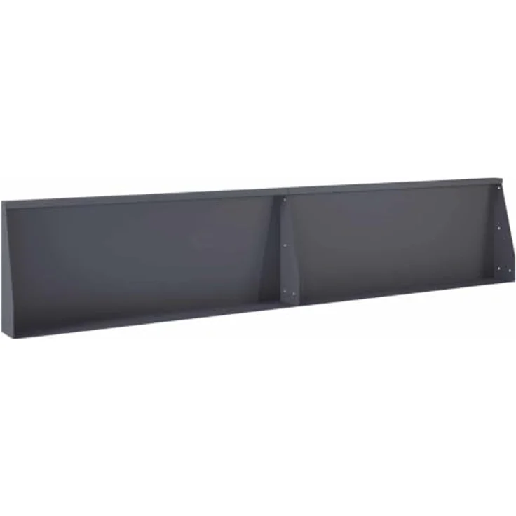 vidaXL Beetumrandung Stützmauer, 8-teilig, modulare Stahlkonstruktion, anthrazit, wetterbeständig, individuelle Anordnung 300 x 100 x 30 cm – Bild 6